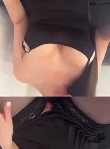 My sexwife with nylons and giant tits