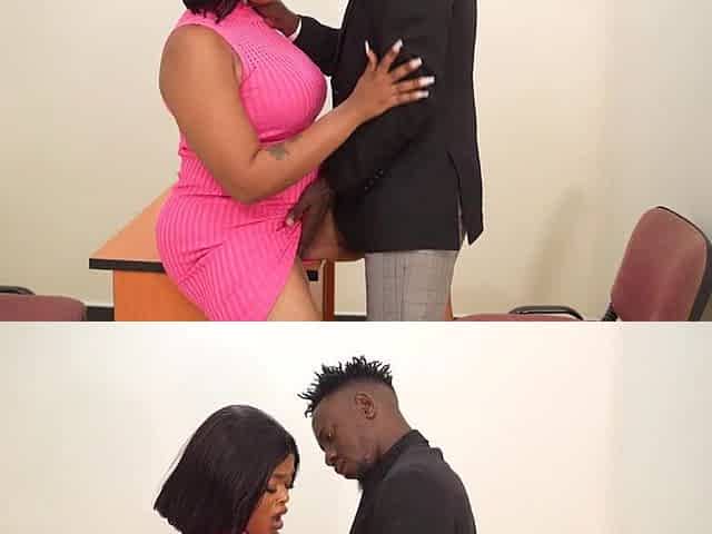 I'm having sex with my boss's secretary on his desk.