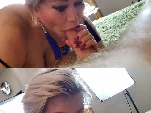 3 Shabbat blowjobs in close-up as a gift from a aged Fairy Slut from Moscow...))