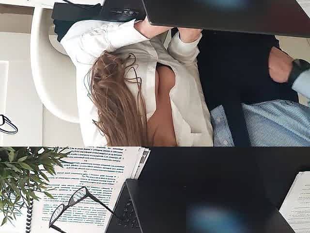 Secretary gets screwed after hours in the office