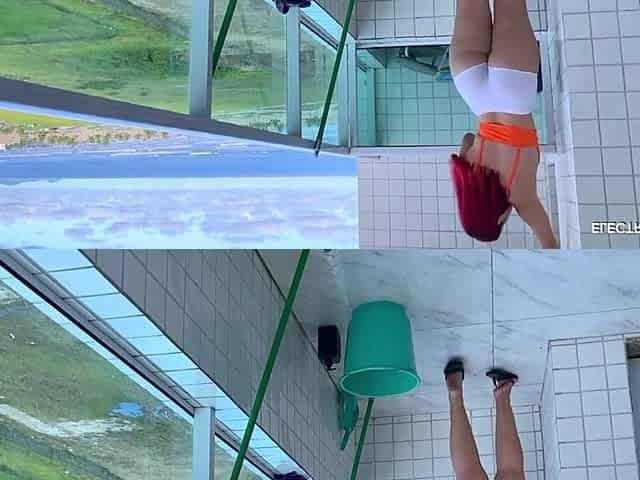 I hired this maid to clean and I had a surreal screw