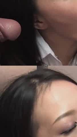 The Office Seems to Be the Perfect Place for This Girl to Suck the Guys.