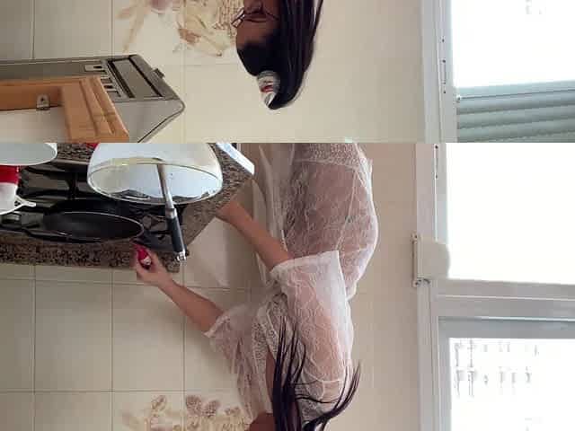 Gorgeous brunette indulges in favorite toy moments of pure ecstasy