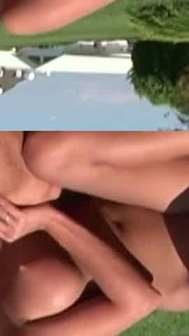Outdoor Squirting Orgasm Dripping Wet Pussy Closeup