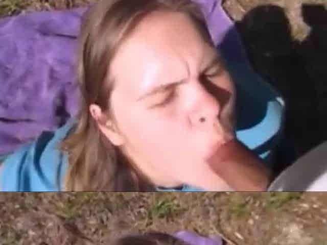 Shy Teen's First Outdoor Sex Porno - Scared of Being Caught!