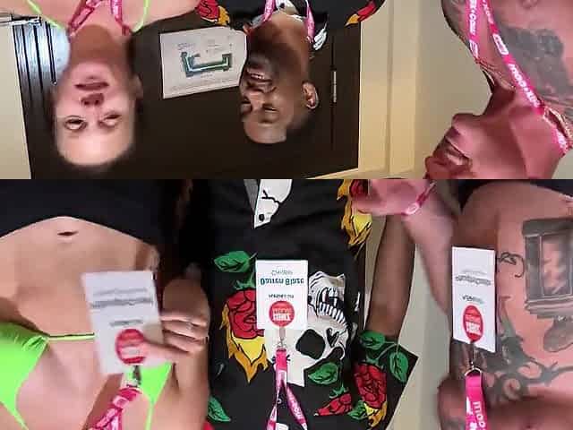 Awkward Hotel Interracial Three-some