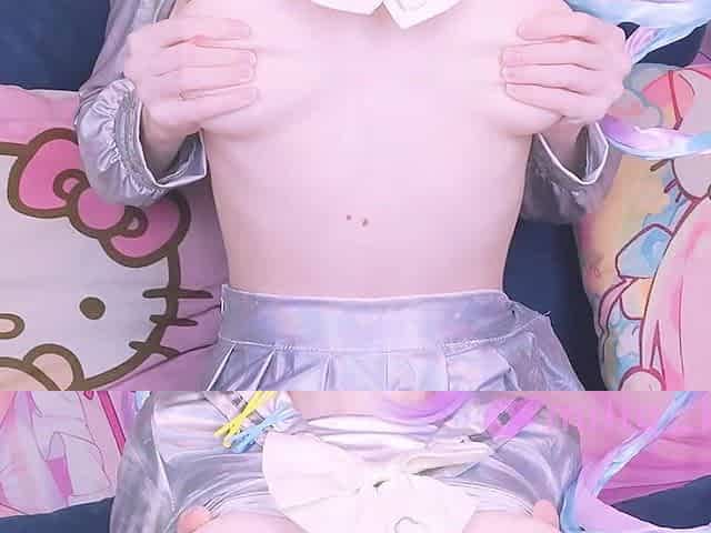 Shy gal satisfying her vagina - NEEDY STREAMER OVERLOAD cosplay