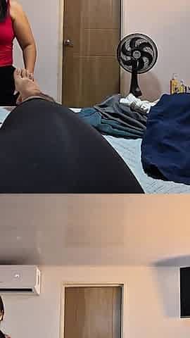 Mature Maid Rides 18-year-old Boy's Cock After She Kept Teasing Him While Cleaning