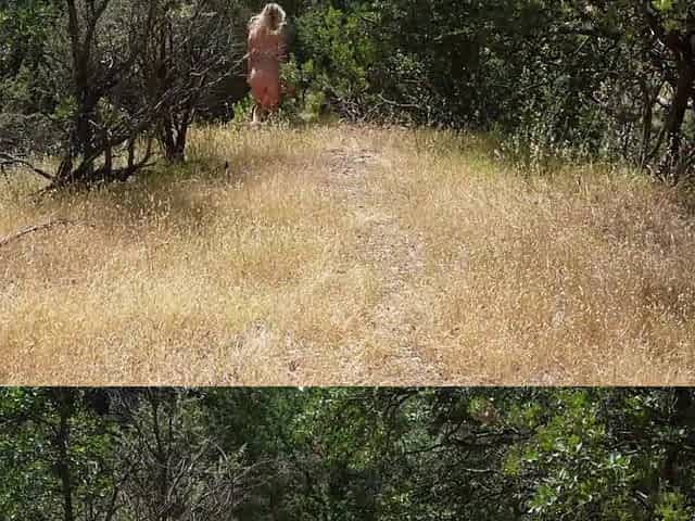 Nudists Screw Outdoors Whilst Hiking and Nudist Resort