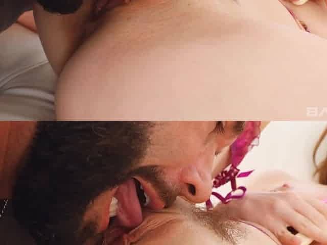 Jill Kassidy Gets Cum On Her Neatly Trimmed Bush