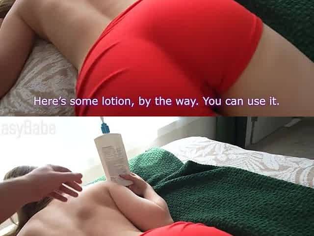Hawt Roommate Cutie gets Screwed Hard During Massage