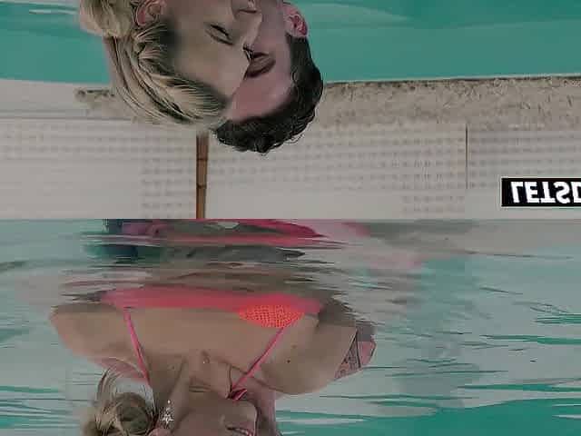 Hawt Golden-haired Girlfriend Screwed Underwater - LETSDOEIT