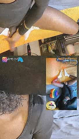 Hot Ebony Fem Wanking Rod with Spunk flow/Fleshlight Creampie