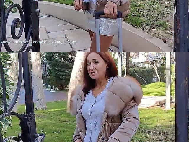 A homeless stud helped an elite mother i'd like to fuck carry her suitcase and drilled her!