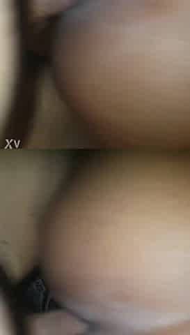 Black thot beauty takes cum in butt