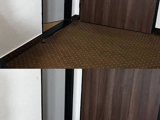 Wife sucks the delivery guy while Cuckold watches