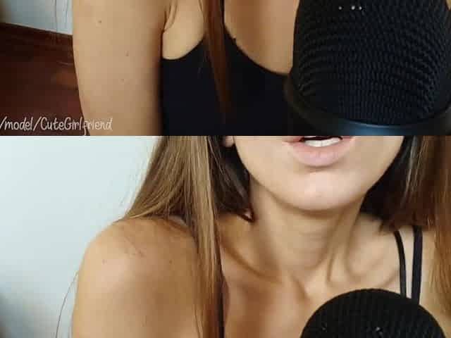 Banana oral job ASMR food fetish