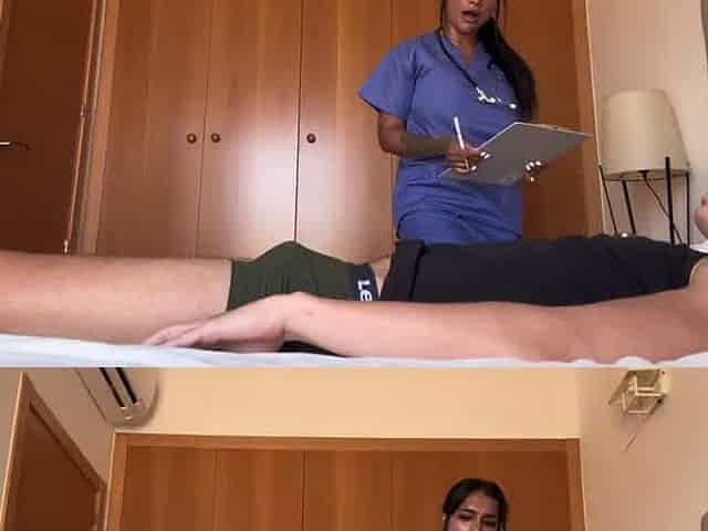 Nurse gets sperm sample