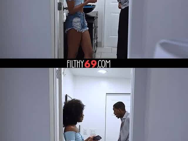 Sexy black stepfamily porn