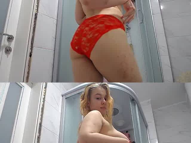 MASTURBATING BEAUTY IN SHOWER