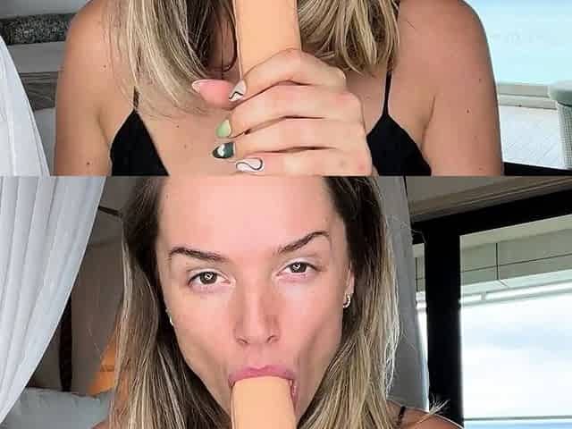 Kendall Jenner webcam solo look alike masturbation