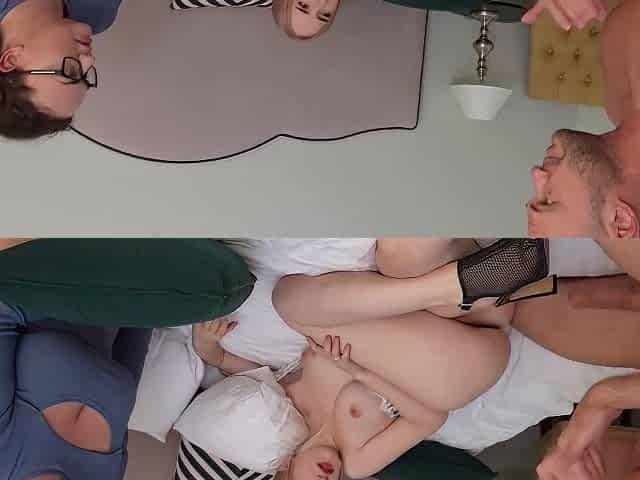 Screw, Are U Intend To Bang Me In My Butt In Front Of Your Wife? Spouse And Wife Anal Screw Their Maid!