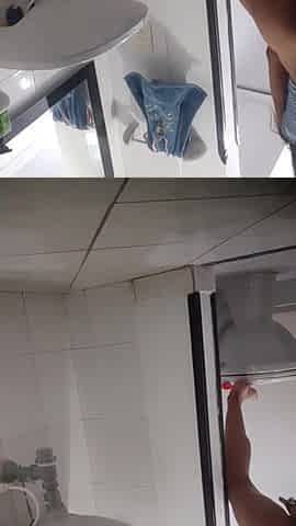 I make sexy movie scene in the shower.