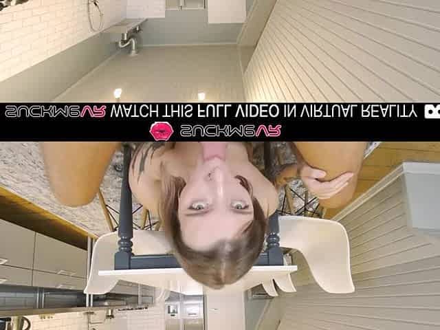 Hawt tattooed whore Super Nova gets screwed hard in the kitchen,in VR.