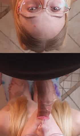 POV She Likes Sucking My Cock and Getting a Big Facial