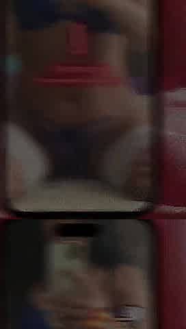 Blue Lace Mirror Tease with My Squirt-stained Mirror