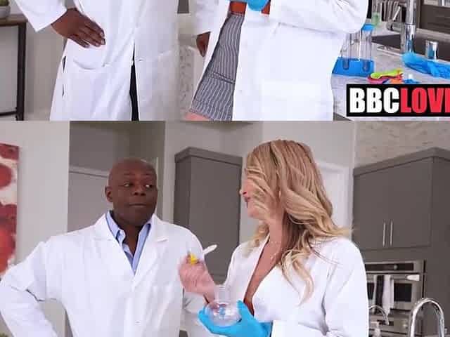 mother I'd like to fuck Scientist Milks BBC Lab Partner Natalia Starr, Will Tile