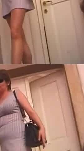 Dirty Cougar Squirts in a Hotel Room