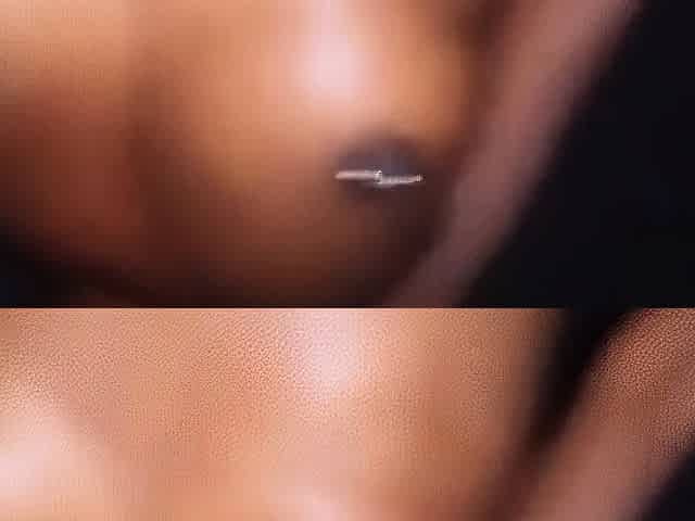 Ebony Amateur with Big Natural Tits Gets a POV Creampie
