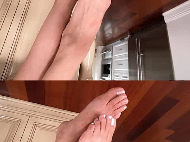 Foot Worshipping JOI By Hot Brunette Babe Indra