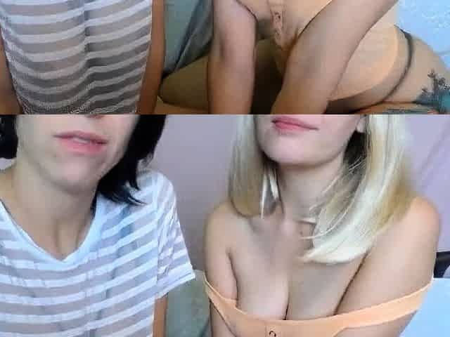 Pretty Babes Intense Lesbian Sex on Webcam