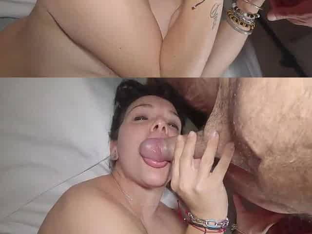 Hawt mama gets messy and wishes a creampie in her curly snatch