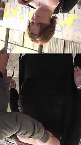 BBW gets titty fucked outdoors