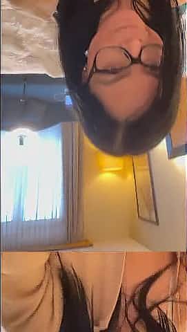 Hawt Suit and Nylons Selfie Show in Hotel Room