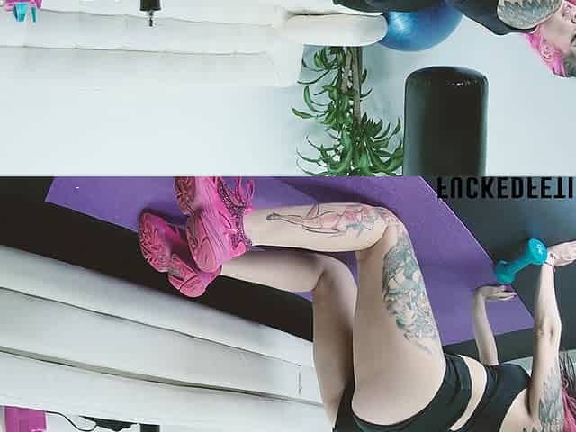 Naked Workout with Big Ass Latina