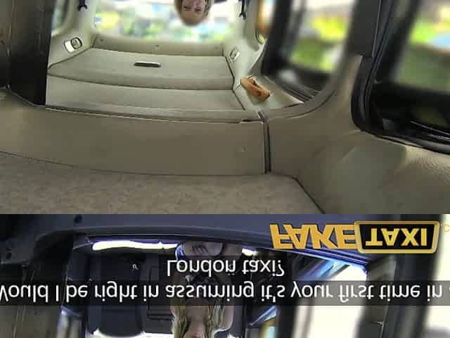 FakeTaxi English knob in the booty for sexy blond Canadian passenger in taxi
