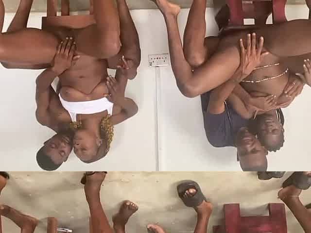 Foursome Afro sex