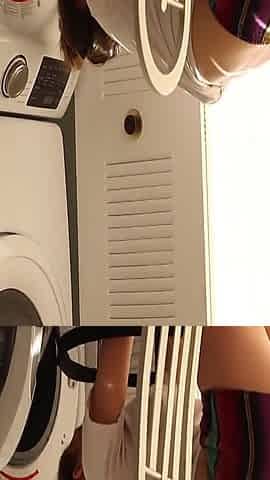 Kimber Lee Laundry Room Handjob!