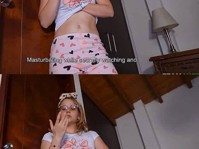 I pretend to sleep while boyfriend fucks my roommate
