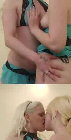 Masturbation and Hard Sex of Two Nymphomaniacs Teen Blondes