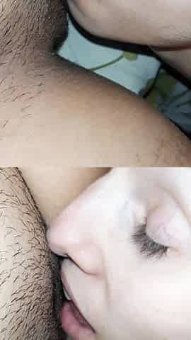 My Neighbor Quickly Licked My Pussy in the Kitchen so That Her Husband Wouldn't Catch Us