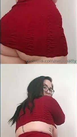 N.N. Red Sweater Outfit Ass Clap