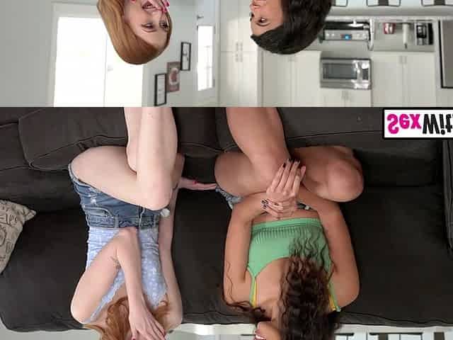 Spic mom and 18yo bestie nail stepbro