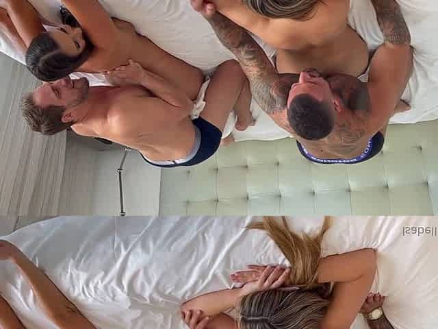 Hot MILFs foursome sex orgy