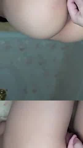 Smiling Petite Soft-tits Beauty, Desire Slips Over the Edge Into a Messy Creampie Finish
