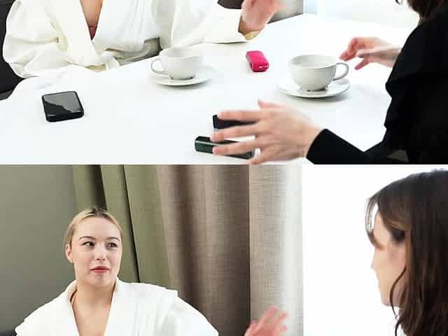 Sex-party! Pussy as a gift! The slut threw a party where